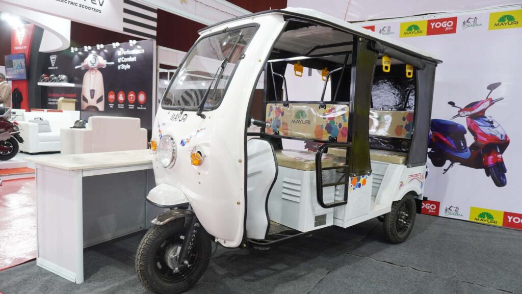 Srujan Karampuri inaugurated the 12th edition of the Two Day Electric Vehicles Expo kicked off at Hitex